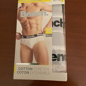 Bench Cotton Briefs White and Black Men’s Extra Large